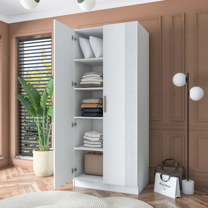 Hanah Home Armario BA180 - 4562 Blanco